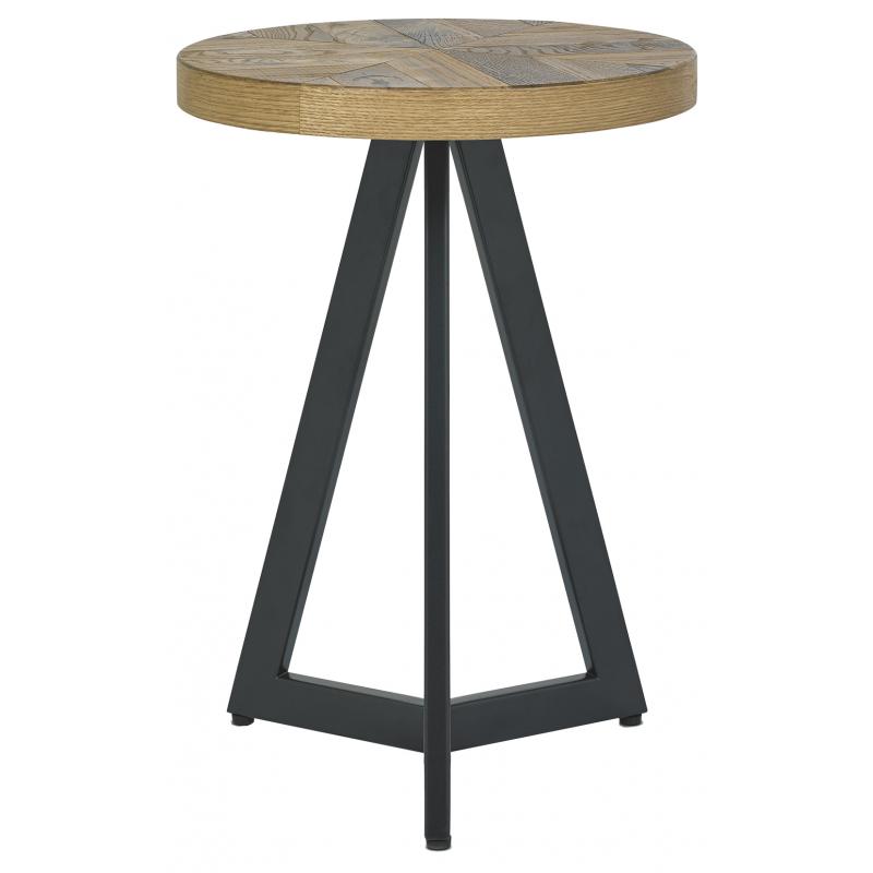 Bohemia Rustic Oak Lamp Table